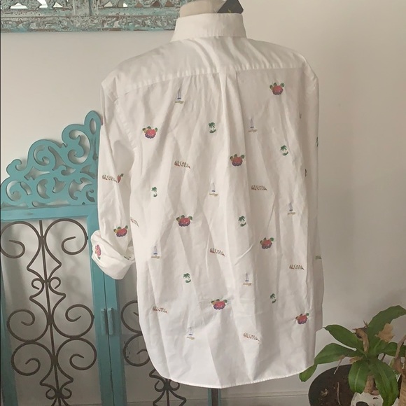 Ralph lurean tie front white shirt - Picture 2 of 3